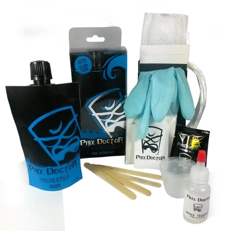 Phix Doctor Polyester Surfboard Ding Repair Kit Large 1 Phix Doctor Polyester Surfboard Ding Repair Kit Large