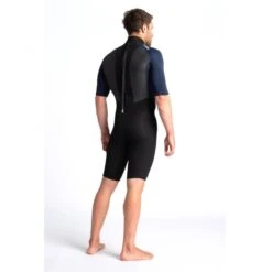 C-Skins Element 3/2mm Mens Shorty Wetsuit Black Slate Cyan - Extra Large XL -Surf Gear Shop 2048x blank copy4 17161