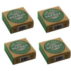 SexWax Quick Humps 3X Surf Wax Cool Water - 4 Block Pack