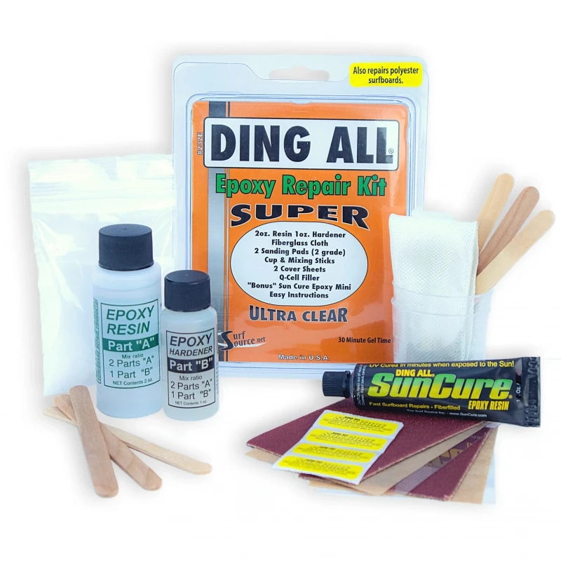 Ding All Super Epoxy Surfboard Repair Kit 1 Ding All Super Epoxy Surfboard Repair Kit