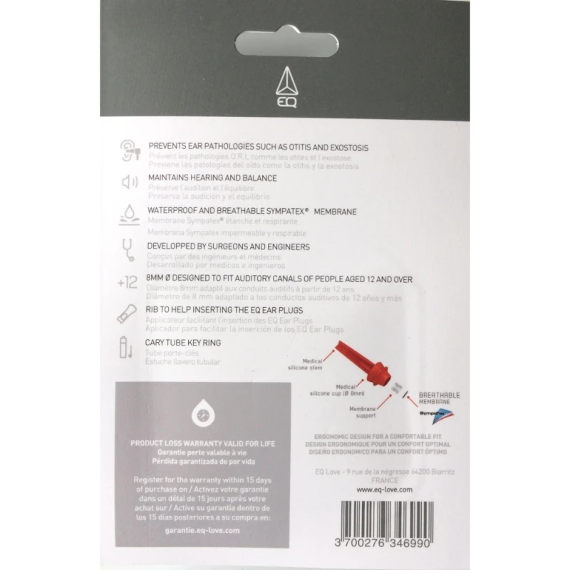 EQ Seals Sorky Ear Plugs For Surfers 4 EQ Seals Sorky Ear Plugs For Surfers - Image 4