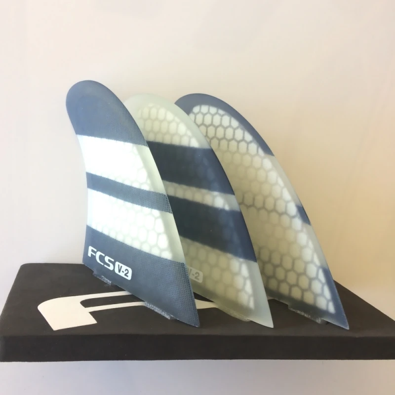 FCS V2 K2.1 PC Tri Surfboard Fin Set 2 FCS V2 K2.1 PC Tri Surfboard Fin Set - Image 2