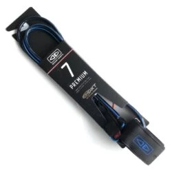 Ocean Earth One XT Surfboard Leash 7ft Blue