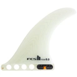 FCS II Flow Longboard Surfboard Fin Clear - 9 Inch