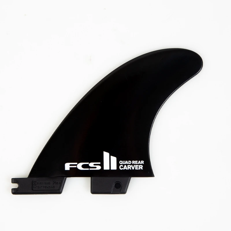 FCS II Carver Quad Rear Surfboard Fins Glass Flex Medium 1 FCS II Carver Quad Rear Surfboard Fins Glass Flex Medium