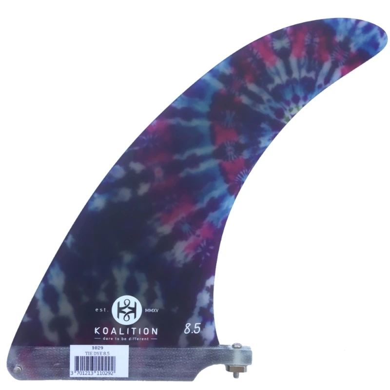Koalition Tie Dye Longboard Fin 8.5 Inch 1 Koalition Tie Dye Longboard Fin 8.5 Inch