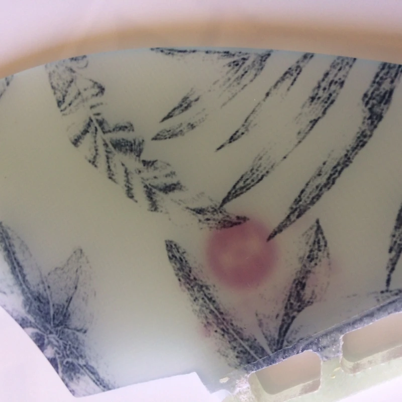 Koalition Keels Surfboard Fin Set Tropical Leaves Futures 2 Koalition Keels Surfboard Fin Set Tropical Leaves Futures - Image 2