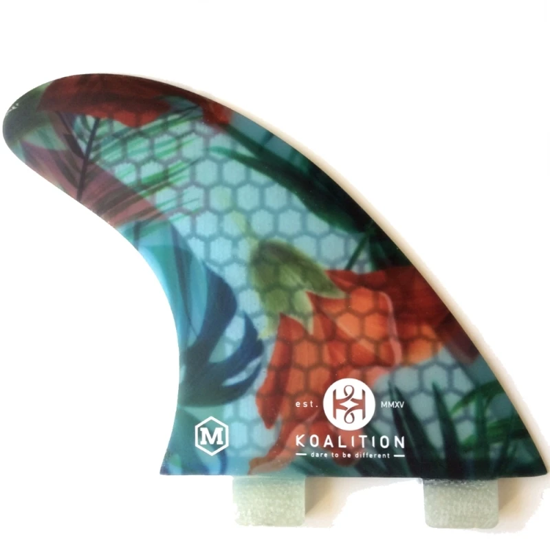 Koalition Aloha Surfboard Fin Set Medium FCS 1 Koalition Aloha Surfboard Fin Set Medium FCS