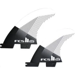 FCS II DHD PC TriQuad Surfboard Fins Medium