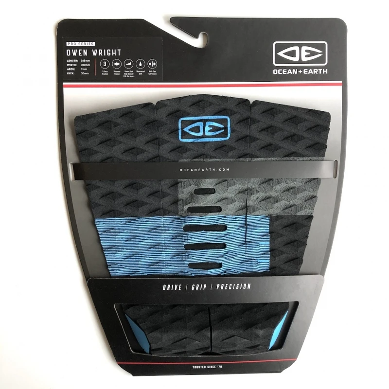 Ocean Earth Owen Wright Surfboard Tail Pad Black Blue 1 Ocean Earth Owen Wright Surfboard Tail Pad Black Blue