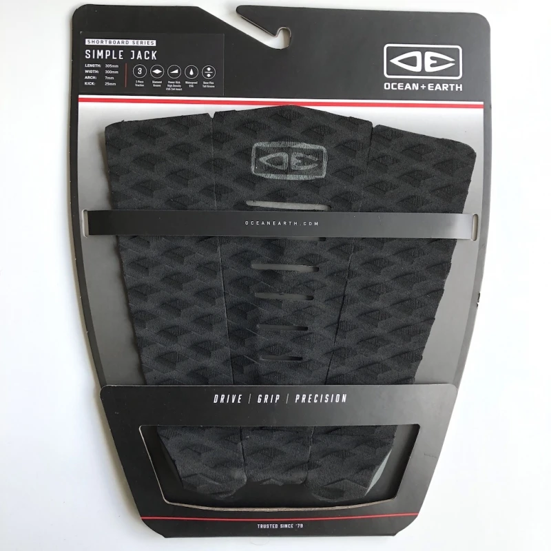 Ocean Earth Simple Jack Surfboard Tail Pad Black 1 Ocean Earth Simple Jack Surfboard Tail Pad Black