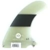 Koalition California Longboard Fin 6.5 Inch Clear Black Stripes