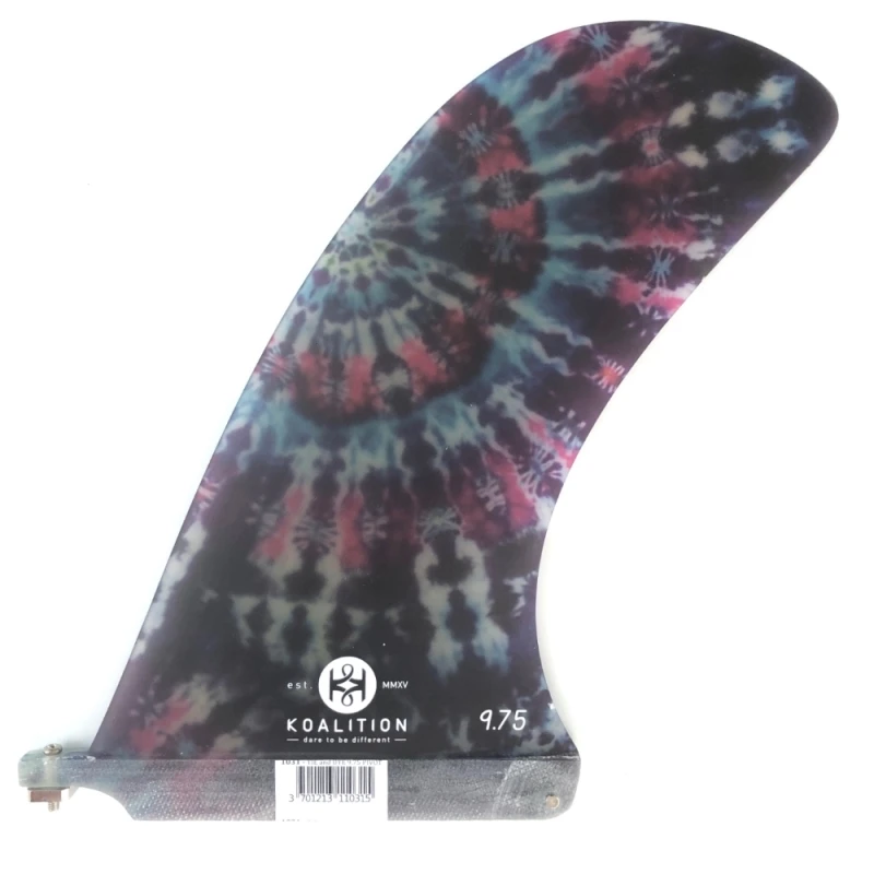 Koalition Tie Dye Longboard Pivot Fin 9.75 Inch 1 Koalition Tie Dye Longboard Pivot Fin 9.75 Inch