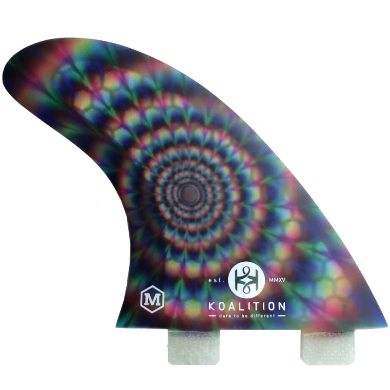 Koalition Psyche Surfboard Fin Set Medium FCS 1 Koalition Psyche Surfboard Fin Set Medium FCS