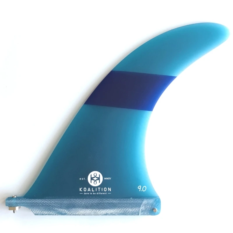Koalition California Longboard Fin 9 Inch Blue 1 Koalition California Longboard Fin 9 Inch Blue