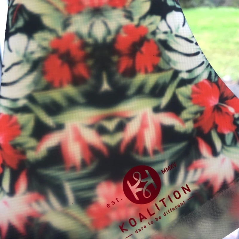Koalition Tropical Leaves Longboard Fin 8.5 Inch Hawaiian Black 2 Koalition Tropical Leaves Longboard Fin 8.5 Inch Hawaiian Black - Image 2