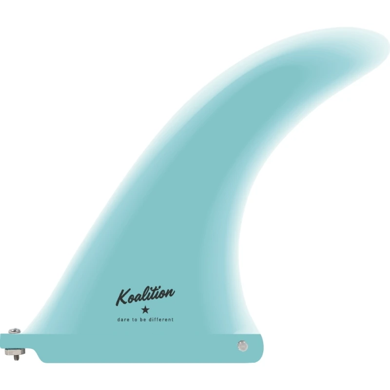 Koalition California Longboard Fin 8.5 Inch Pastel Blue 1 Koalition California Longboard Fin 8.5 Inch Pastel Blue