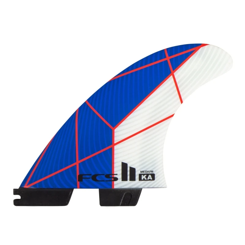 FCS II KA Thruster Surfboard Fins Medium Blue White 1 FCS II KA Thruster Surfboard Fins Medium Blue White