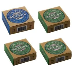 SexWax Base Coat And 3 Cool Surf Wax - 4 Block Pack