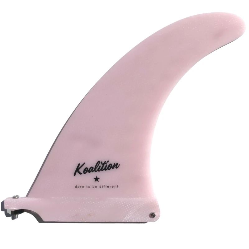 Koalition California Longboard Fin 7 Inch Pastel Pink 1 Koalition California Longboard Fin 7 Inch Pastel Pink