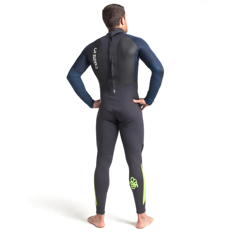 C-Skins Element 3/2mm Mens Wetsuit Anthracite Bluestone - Medium Small MS 2 C-Skins Element 3/2mm Mens Wetsuit Anthracite Bluestone - Medium Small MS - Image 2
