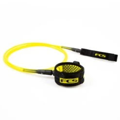 FCS All Round Essential Surfboard Leash 6ft Acid