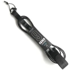 FCS All Round Essential Longboard Knee Leash 9ft Black