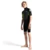 C-Skins Element 3/2mm Junior Shorty Wetsuit Black Lime Multi - JL