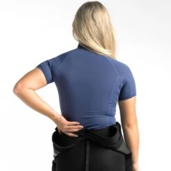 C-Skins Womens High Collar Rash Vest Denim Blue - UK 8 -Surf Gear Shop 7080 3 l