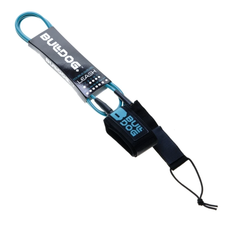 Bulldog Surfboard Leash 6ft - Black/Clear Coax 3 Bulldog Surfboard Leash 6ft - Black/Clear Coax - Image 3