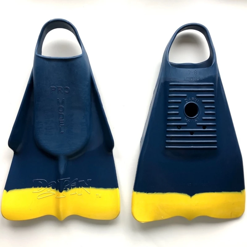 DaFiN Swim Fins Blue Yellow - X-LARGE UK 12-13 (US13-14) 2 DaFiN Swim Fins Blue Yellow - X-LARGE UK 12-13 (US13-14) - Image 2