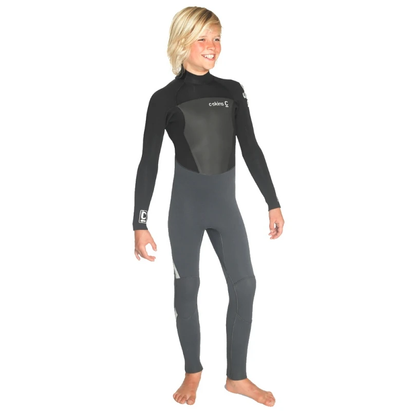 C-Skins Junior Legend 5/4/3mm Wetsuit Back Zip Black - J3XL 3 C-Skins Junior Legend 5/4/3mm Wetsuit Back Zip Black - J3XL - Image 3