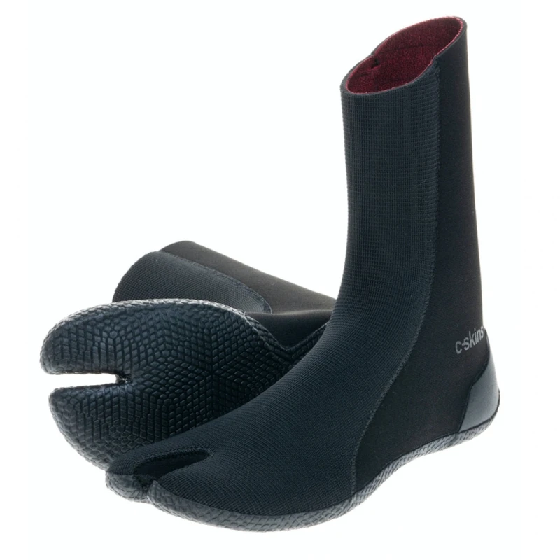 C-Skins 3mm Blackout Split Toe Wetsuit Boots - UK7 USA8 (EU41) 2 C-Skins 3mm Blackout Split Toe Wetsuit Boots - UK7 USA8 (EU41) - Image 2