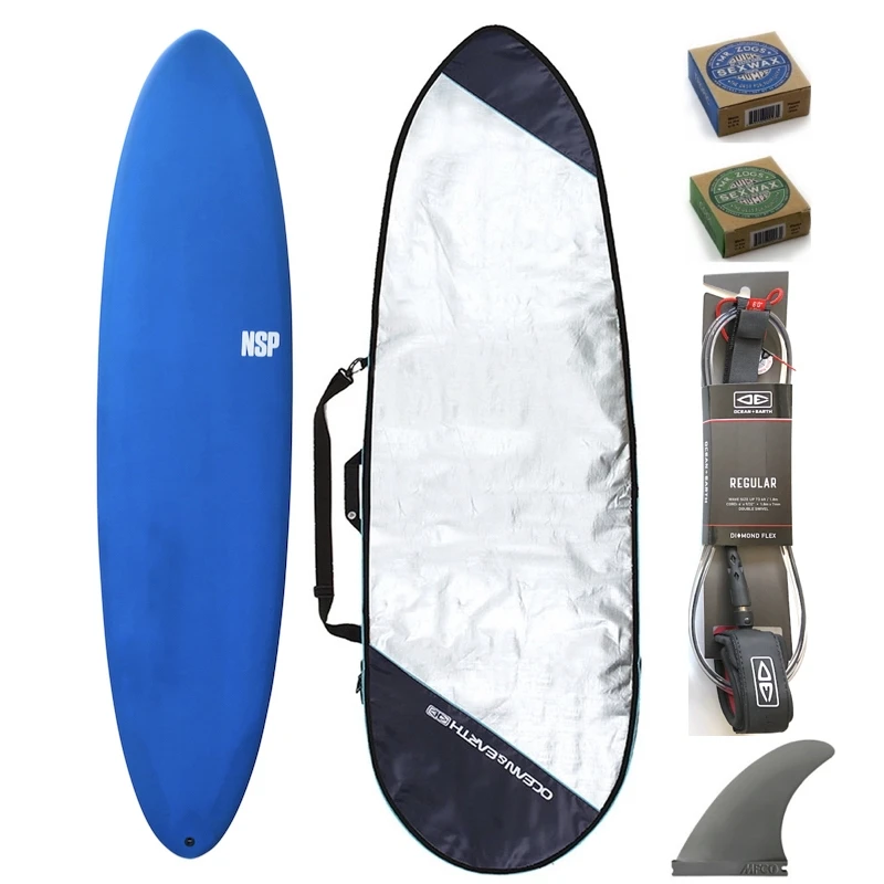 NSP 7ft2 ProTech MiniMal Surfboard Package Blue 1 NSP 7ft2 ProTech MiniMal Surfboard Package Blue