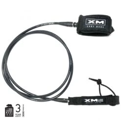 XM 6ft Surfboard Leash Regular Black