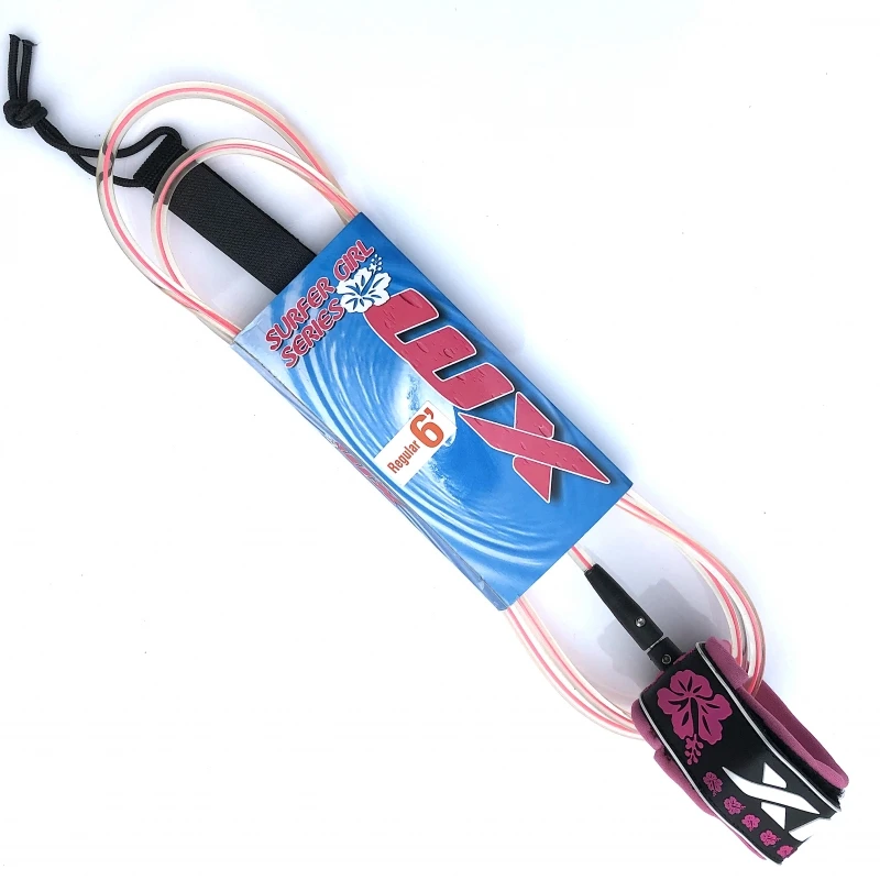 XM 6ft Surfboard Leash Regular Pink 1 XM 6ft Surfboard Leash Regular Pink