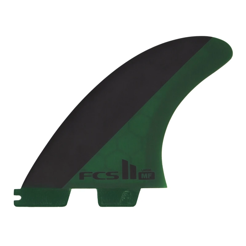 FCS II Mick Fanning MF PC Surfboard Fins Large Black Olive 2 FCS II Mick Fanning MF PC Surfboard Fins Large Black Olive - Image 2