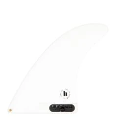 FCS Ii Single Longboard Surfboard Fin White - 7 Inch