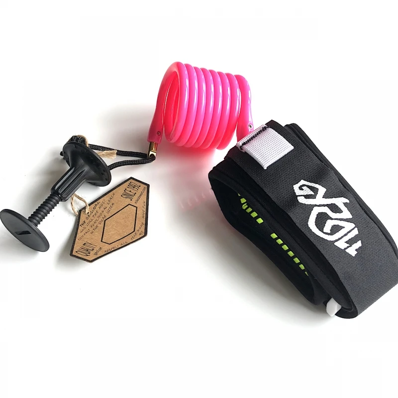 Science Gyroll Variable Bodyboard Leash Pink 1 Science Gyroll Variable Bodyboard Leash Pink