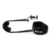 FCS Coiled Bodyboard Bicep Leash - Black
