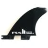FCS II Carver Quad Rear Surfboard Fins Glass Flex Black Small
