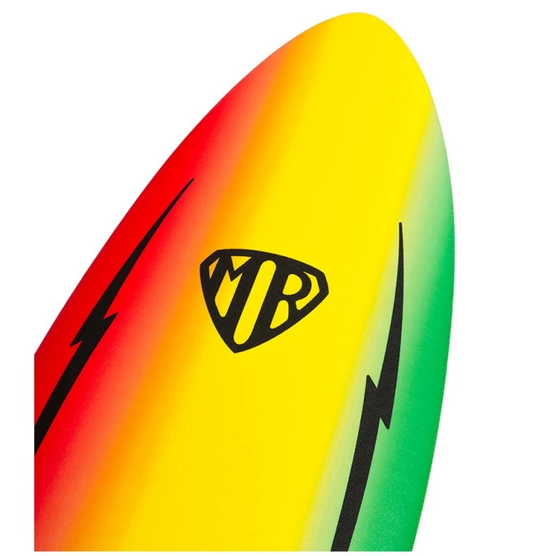 Ocean Earth MR Ezi Rider Soft Surfboard 6ft6 Rasta 2 Ocean Earth MR Ezi Rider Soft Surfboard 6ft6 Rasta - Image 2