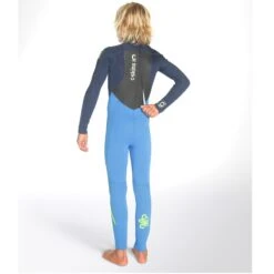 C-Skins Junior Legend 5/4/3mm Wetsuit Back Zip Cyan Ink Blue - J2XL -Surf Gear Shop 7782 5 l