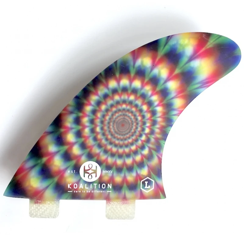 Koalition Psyche Surfboard Fin Set Large FCS 1 Koalition Psyche Surfboard Fin Set Large FCS