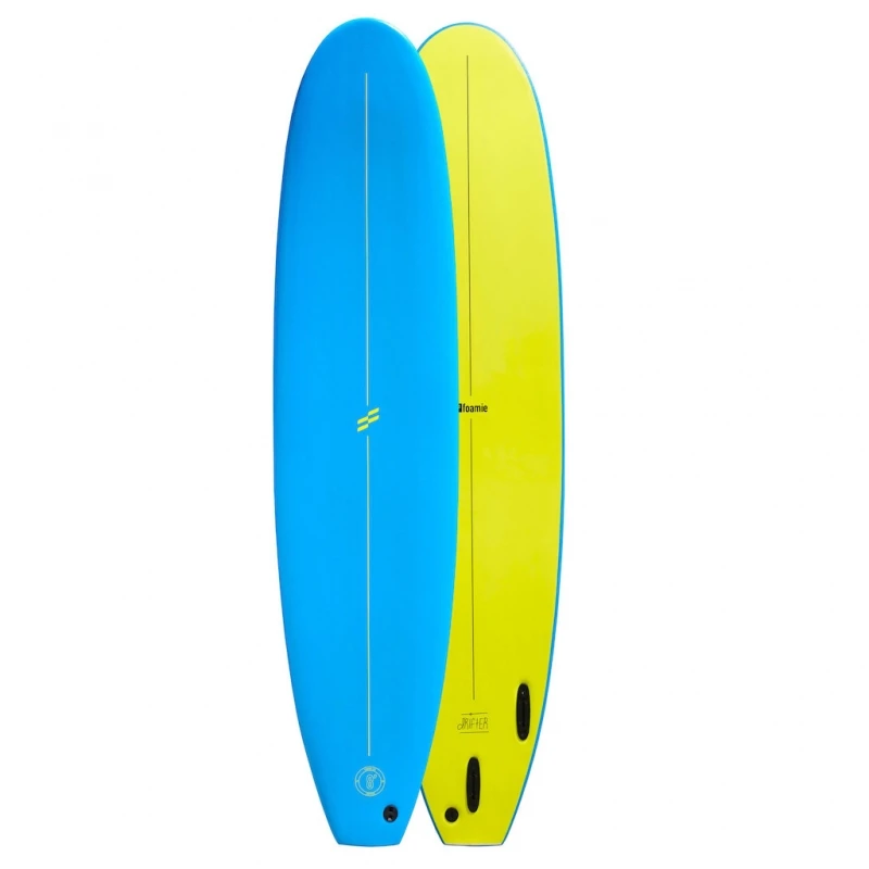 Foamie 7ft6 Magic Carpet Soft Surfboard Neon Blue 1 Foamie 7ft6 Magic Carpet Soft Surfboard Neon Blue