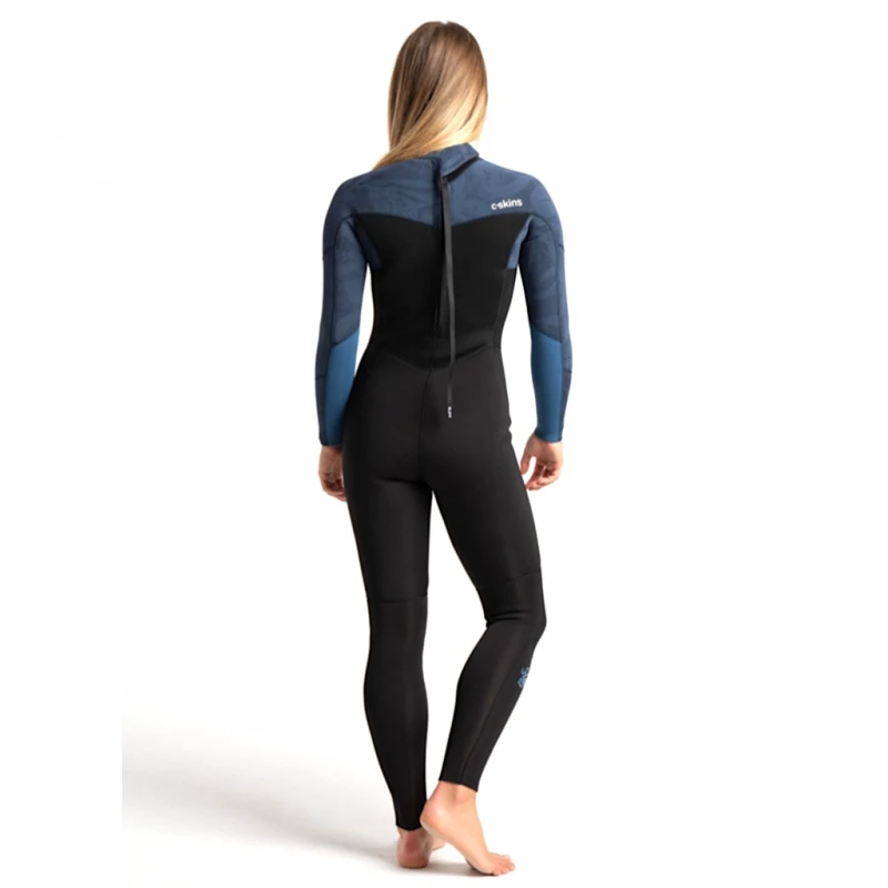 C-Skins Solace 4/3mm Womens Wetsuit Back Zip - UK 8 2 C-Skins Solace 4/3mm Womens Wetsuit Back Zip - UK 8 - Image 2