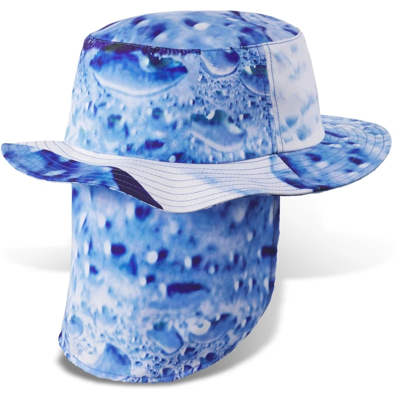 Dakine Abaco Bucket Hat With Neck Cape Blue Wave - L/XL 2 Dakine Abaco Bucket Hat With Neck Cape Blue Wave - L/XL - Image 2