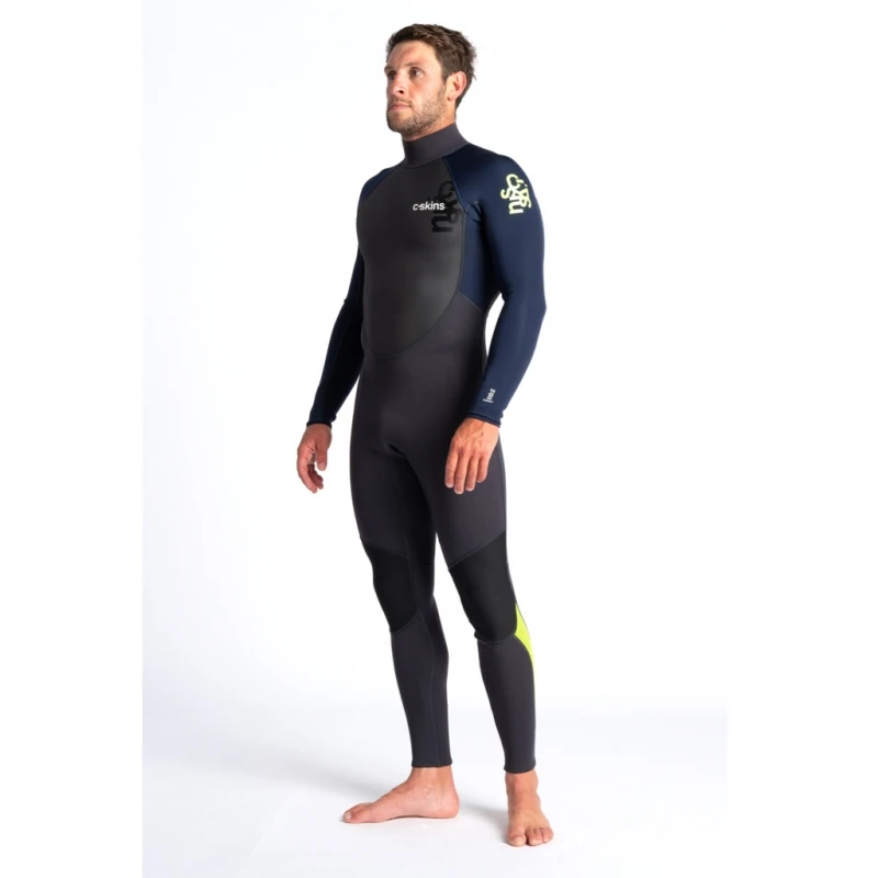 C-Skins Element 3/2mm Mens Wetsuit Anthracite Slate Lime - Large Tall LT 3 C-Skins Element 3/2mm Mens Wetsuit Anthracite Slate Lime - Large Tall LT - Image 3