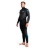 C-Skins Element 3/2mm Mens Wetsuit Black Anthracite Cyan - Large Tall LT