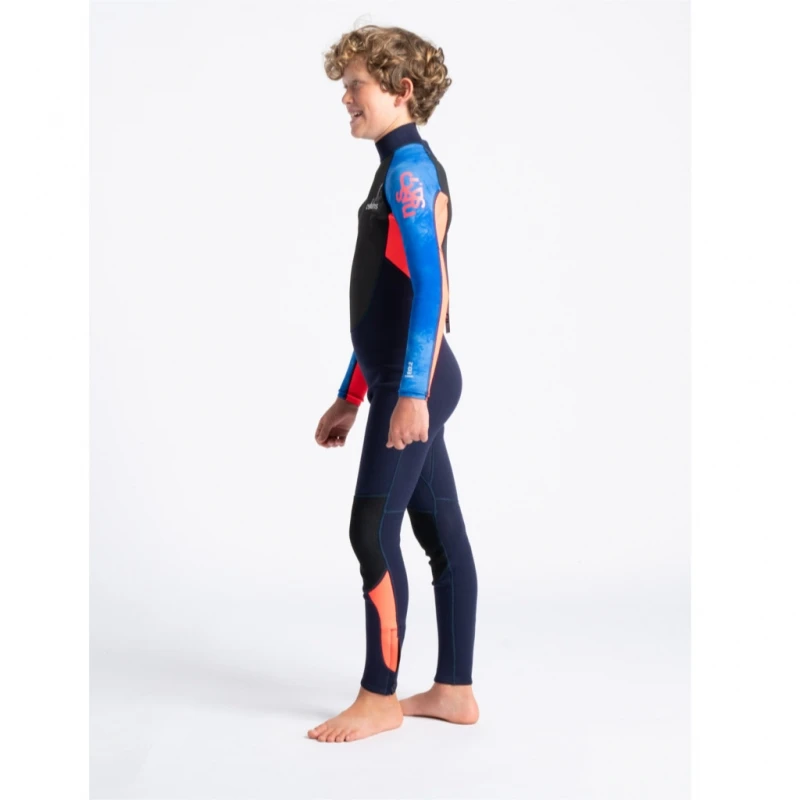 C-Skins Element 3/2mm Junior Wetsuit Slate Navy Flo Red - J2XL 7 C-Skins Element 3/2mm Junior Wetsuit Slate Navy Flo Red - J2XL - Image 7